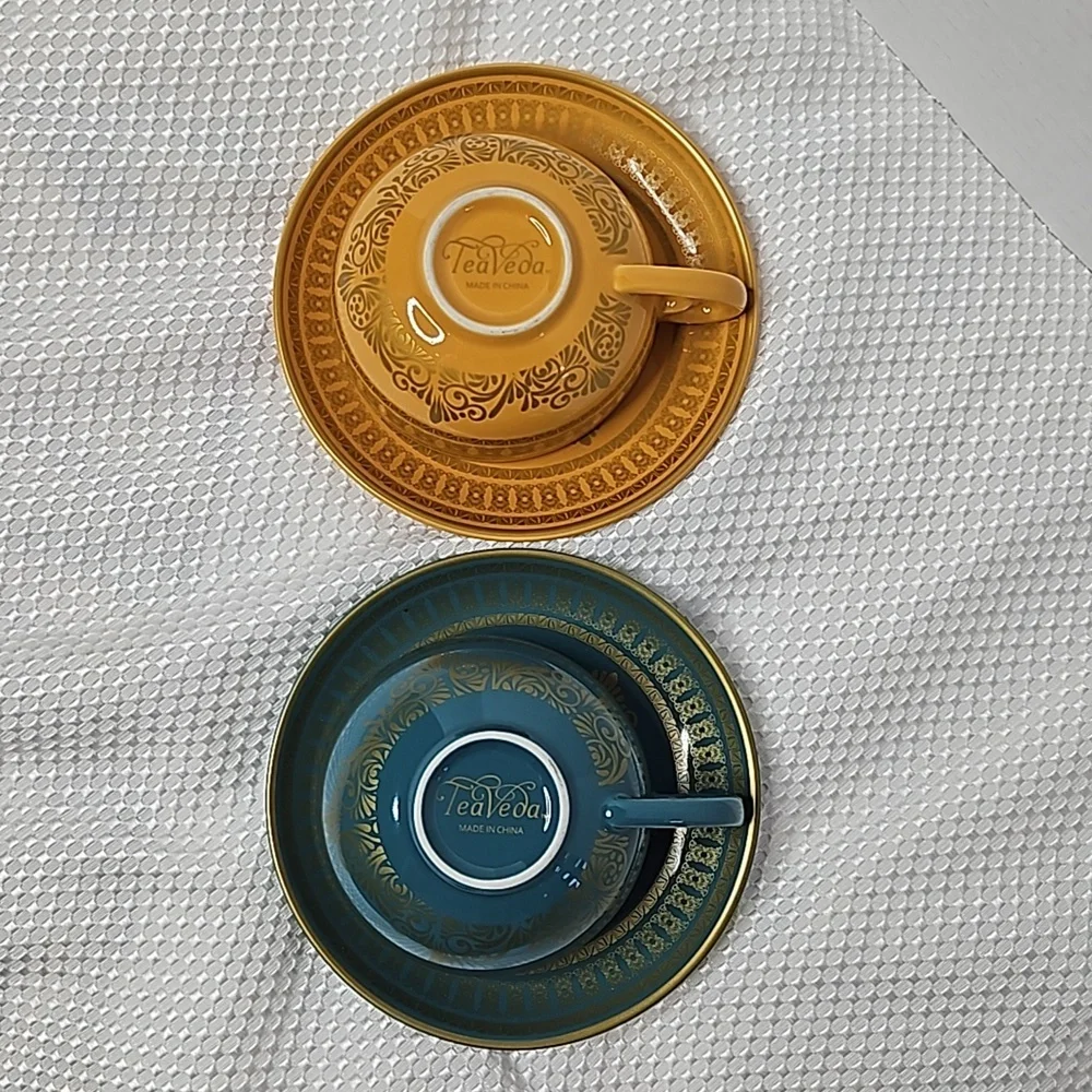 TEA VEEDA QUOTES TEA CUP SET OF TWO